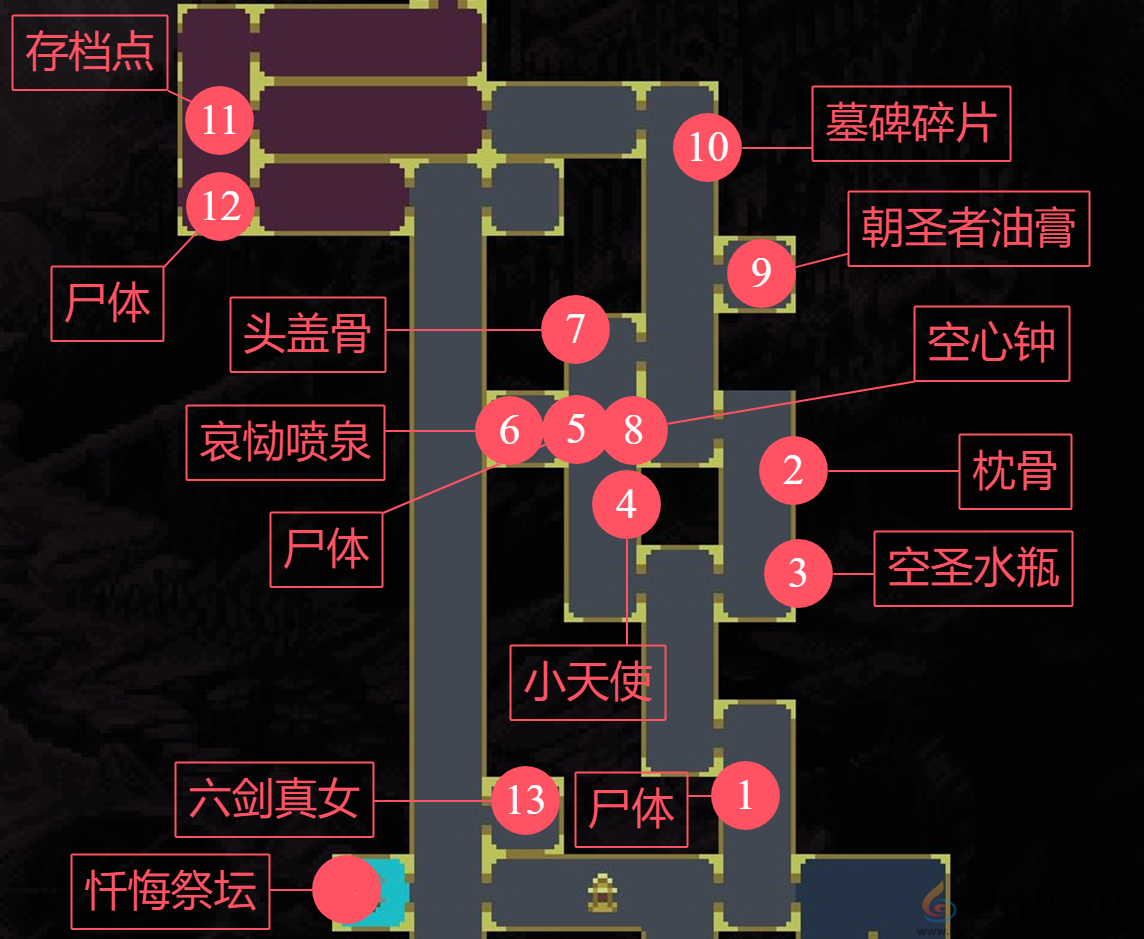 神之亵渎群峰墓地收集向流程攻略(图17)