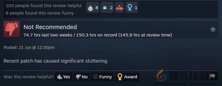 《艾尔登法环：黄金树幽影》Steam中文区多半差评 数值体验差、优化太烂(图4)