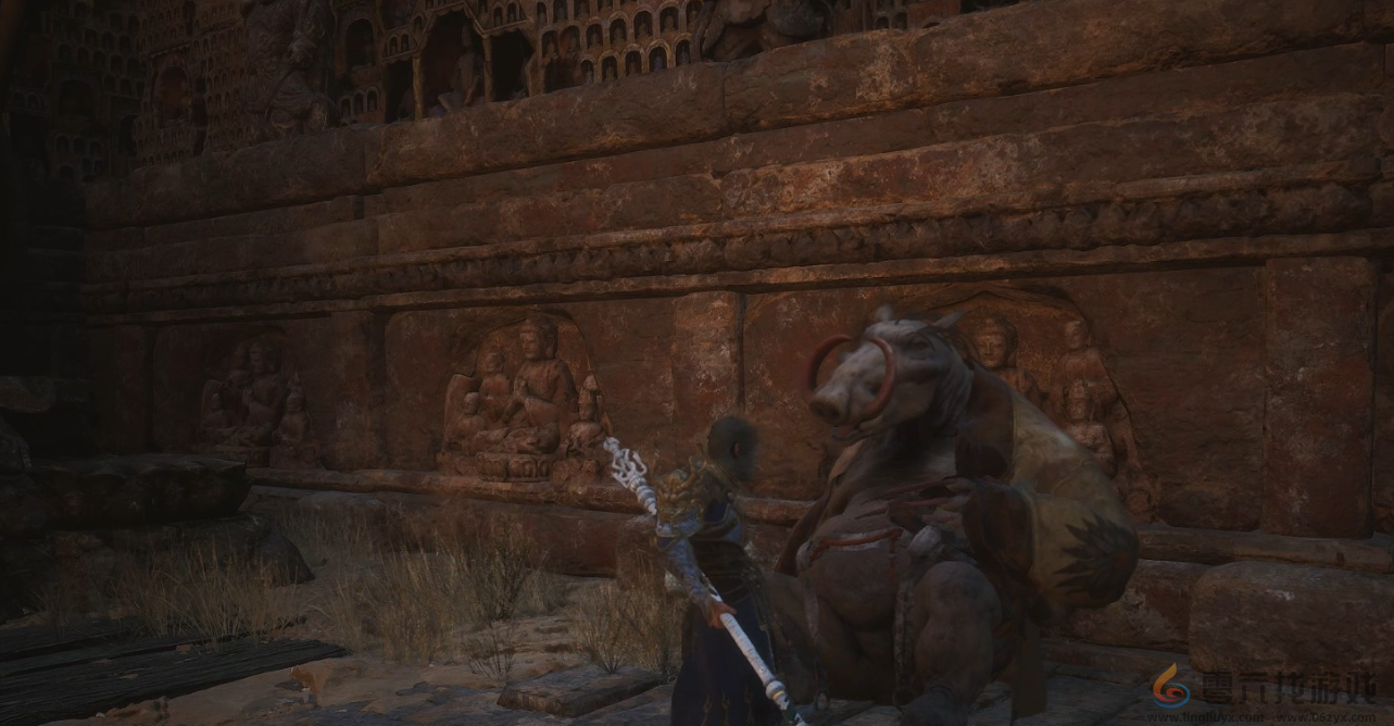 黑神话悟空第二回卧虎寺寺门怎么玩(图3) 黑神话悟空第二回卧虎寺寺门怎么玩(图3)