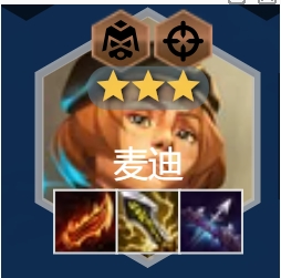 金铲铲之战s13六斗麦迪阵容搭配推荐(图3) 金铲铲之战s13六斗麦迪阵容搭配推荐(图3)