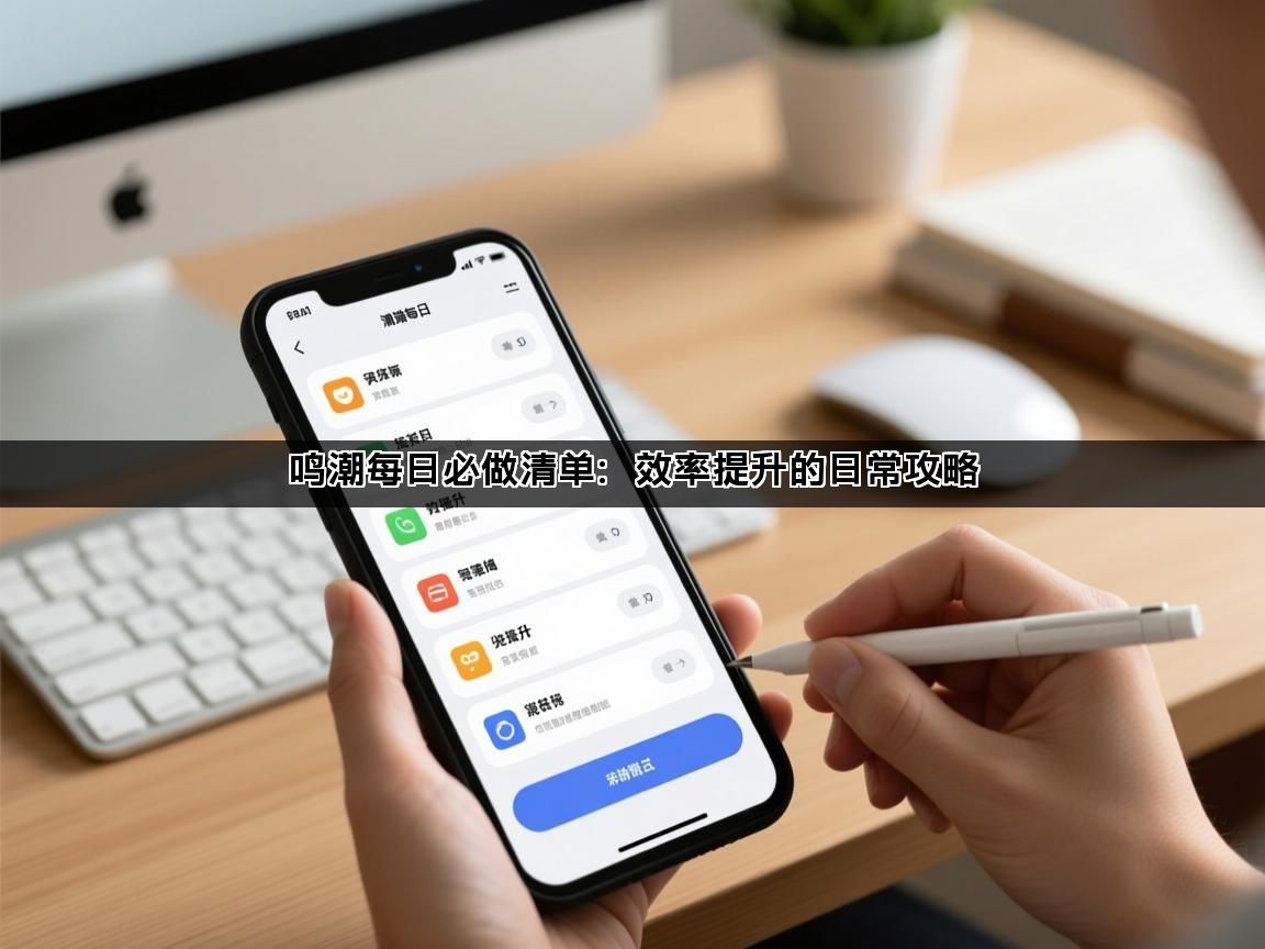 鸣潮每日必做清单：效率提升的日常攻略(图1)